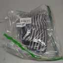 LILLUSORY Womens Striped Soft Knit Pullover Sweater Loose Fit Lightweight Outfits with Chest Pocket (Small, Grey Marble)