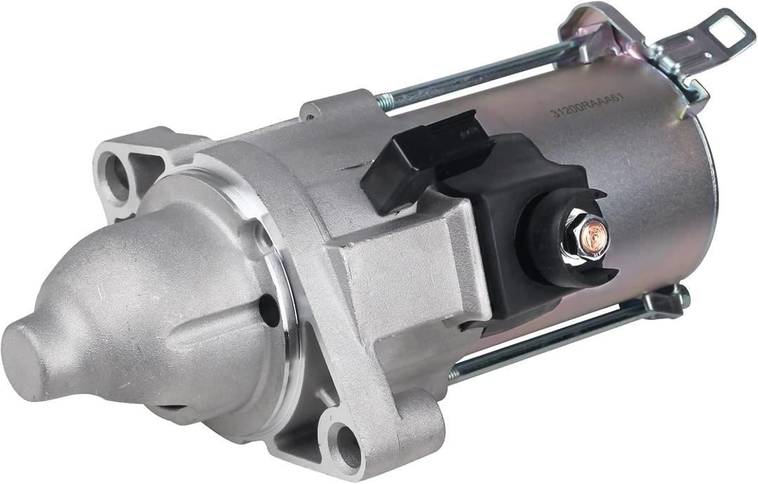 Autoround 17960 Starter Motor Fit for 2006-2011 Honda Civic 2.0L, 2016-2012 Accord 2.4L, 2007-2011 Element CR-V 2.4L, 06-14 Acura TSX 2.4L, OE Replacement # 31200-RAA-A61 31200R40A01 17960N