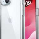 Speck Clear iPhone 17e & iPhone 15 Case - Slim, Drop Protection - for iPhone 15, iPhone 14 & iPhone 13 - Scratch Resistant, Anti-Yellowing, 6.1 Inch Phone Case - GemShell Clear