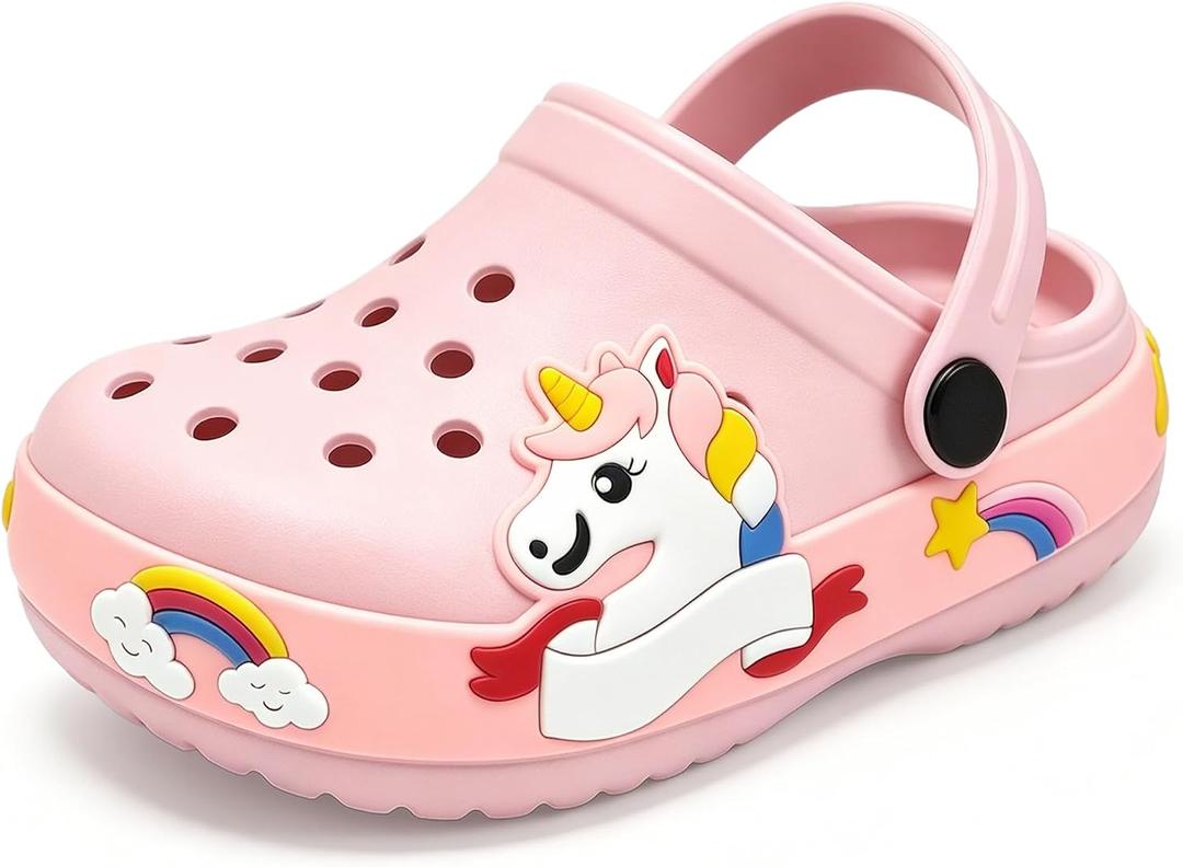 Boys Girls Toddler Shark Clogs Slip on Slides Sandal Slippers Lightweight Breathable Kids Garden Clogs Non Slip Indoor Outdoor Summer Beach Shower Water Pool Shoes