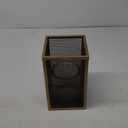 HD 10IN Metal Candleholder W/Glass