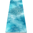 Yoga Mat Print Extra Thick TPE Non Slip Fitness Exercise Mat with Carrying Bag,72"x24" Extra Thick 6MM Exercise & Workout Mat for Yoga, Pilates Fitness and Floor Exercises