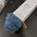 ANRODUO Pack of 2 Dusty Blue Corduroy Pillow Covers 18x18 Inch Boho Decorative Spliced Throw Pillow Covers Soft Couch Pillowcases Cross Patchwork Textured Cushion Covers for Sofa Bed Living Room Decor