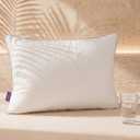 Mellow Hotel Pillow, Hypoallergenic Oeko-TEX Cover, Stays Fluffy (Standard) | Waterproof & Stain-Resistant Down-Alternative Bed Pillow, Machine Washable, Support for Side/Back/Stomach Sleepers