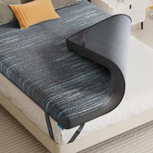 Mattress Topper Full, 3.5 Inch Medium Firm Memory Foam Mattress Bed Topper Pad with Removable & Washable Cover for Queen Size Bed, RV, Camper, Camping, CertiPUR US Certified