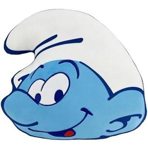 Northwest Smurfs Little Smurf Guy Cloud Pillow 12" – Plush Cartoon Stuffed Toy for Kids & Adults, Blue Character Throw Pillow, Bedroom Decor