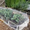 Garden Netting, Jevrench Durable Ultra Fine Garden Netting, Garden Plant Cover Row Cover Makes Plants, Vegetables, Fruits, and Flowers Grow Better (4ft x 25ft), 0.027 in