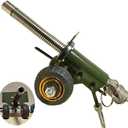 Firecracker Artillery Cannon, 304 Stainless Steel Mini Cannon Model Firecracker Launcher Artillery Collection Gifts Desktop Ornaments for Military Fans