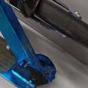 Razor A5 Lux Kick Scooter for Kids Ages 8+ - 8" Urethane Wheels, Anodized Finish Featuring Bold Colors and Graphics, for Riders up to 220 lbs (Blue)