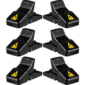 Rat Traps, Large Mice Traps for House, Mouse Trap Indoor Quick Effective Sanitary, Mice Snap Trap, Safe Rat Trap Catcher for Family and Pet