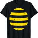 Halloween Bee Bumble Honey Bugs Lazy Easy Costume T-Shirt, Small
