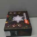 Christmas Tree Topper Lighted with 6 Projection Slides, PliMook Snowflake Christmas Tree Topper LED Rotating 3D Lighted Tree Toppers Glitter Tree Topper Projector for Christmas Tree(Silver)