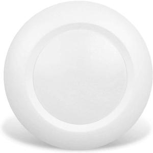 4 Inch LED Low Profile Recessed & Surface Mount Disk Light, Round, 10W, >600 Lumens, 3000K Warm White, CRI80, DOB Design, Dimmable, cETLus Listed, 1 Pack(White)