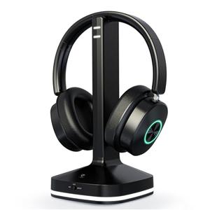 Wireless Headphones for TV Watching, TV Headphones Wireless for Seniors with Transmitter Charging Base, Over Ear Headset with 3 Audio Modes, No Audio Delay Blutooth 5.4, Gifts for Parents/Elderly