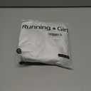 RUNNING GIRL High Impact Sports Bras for Women, High Support Running Strappy Women's Sports Bra with Sewn in Pads (White, XL)