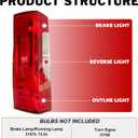 Tail Light Compatible with 2019-2023 Mercedes Sprinter Left