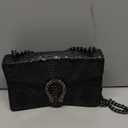 MYHOZEE Crossbody Bags for Women - Snake Printed Clutch Purses Leather Chain Shoulder Bags Evening Handbags