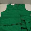 CHERFLY Jumpsuits for Women Dressy Casual Back Tied Overalls Summer Green, Medium