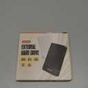 Portable External Hard Drive Storage Expansion Mobile HDD USB 3.0 for PC, Mac, Desktop, Laptop, PS4, PS5, Xbox One X/S, Xbox 360, Xbox Series X/S, Office & Game (Black, 500GB)