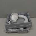 PINVNBY 2-Tier Dwarf Hamster Cage, Hamsters Travel Cage Portable Mouse Cages with Running Exercise Wheels, Water Bottle and Food Dish for Hamster Mouse Rat 11.7 * 8.7 * 9.38 in (Gray)