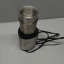 SHARDOR Electric Coffee Grinder Herb Blade Grinder Spices Grinder with 2 Removable Stainless Steel Bowls, Silver