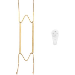 Bilillo Plate Hangers for The Wall, Suitable for 10-14 inch Decorative Plate, Stainless Steel Invisible Heavy Duty Wire Plate Holder with Wall Hooks, Plate Hangers for Displaying Plates