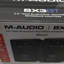 M-AUDIO BX3BT Pair 3.5" Studio Monitors and PC Speakers with Bluetooth for Recording and Multimedia with Music Production Software