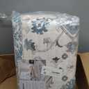 Vanmoos 6x9 Area Rugs for Living Room, Bedroom - Machine Washable, Non-Slip Bedside Rug, Large Soft Floor Carpet for Office, Dining Room, Farmhouse and Home Decor, Cozy Elegance/Blue