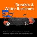 Fitdom 123L 42" Heavy Duty Extra Large Duffle with Upgrade Zipper, Durable & Water Resistant. Perfect as Camping Bag Travel Storage Tent Storage Sports Equipment Bag For Coaches & More