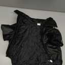 Dog Leather Jacket - Cute Leather Dog Jackets Motorcycle Clothes with Buttons Pet Waterproof Winter Coat for Small Medium Dogs(Black, M)