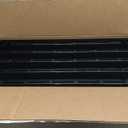 IRIS USA 4-Shelf Light Duty Plastic Storage Shelves, 200lb Capacity, 48" H x 24" W x 12" D, Medium Modular Shelving Unit Storage Organizer for Bathroom, Laundry, Garage & Home, Storage Rack - Black