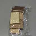 100 Pack Mini Envelopes with Note Cards in 5 Colors for Wedding, Birthday, Baby Showers, 4 x 2.7 Inches (Brown)