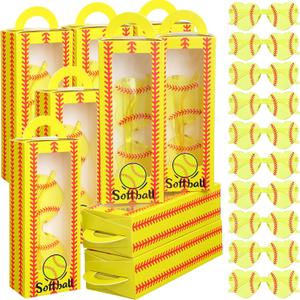Tellegloww 32 Pieces Softball Party Favors Gift Boxes Includes Softball Theme Sunglasses for Team Kids Sport Theme Birthday Party Gift Supplies Decorations