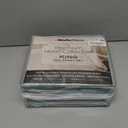 Mueller Ultratemp King Size Sheets Set, Super Soft 1800, 6 Piece, Deep Pocket up to 16" Cooling Sheets King Size, Transfers Heat, Breathes Better, Hypoallergenic, Wrinkle, Light Teal