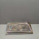 2 Set Metal & Engineered Wood Kitchen Shelf Stackable Cabinet Organizer, Countertop Spice Rack Storage, Expandable for Pantry/Counter (Brown Black)