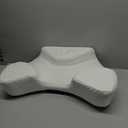 Side Sleeper Pillow with Arm Hole, Shoulder Relief System, Arm Pillow for Neck and Shoulder Pain, Premium Memory Foam, Suitable for Side, Back and Stomach Sleepers - Grey