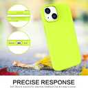 BENTOBEN Compatible with iPhone 14 Case, Liquid Silicone Gel Rubber Bumper Microfiber Lining Hard Back Shockproof Protective Phone Cover for iPhone 14 6.1",Hot Green