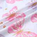 RONGTAI Girls Gymnastics Leotard Sleeveless Sloping Shoulders Ballet Dance Set for 3-12Y Kids (9-10 Years, Butterfly)