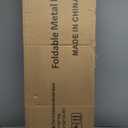 Himix Storage Shelves with 20 Hooks, 4-Tier Foldable Shelves for Storage, Folding Shelf Unit Pantry Shelves with Wheels, Metal Shelving Storage Rack Shelf for Kitchen Garage Home, White - No Assembly