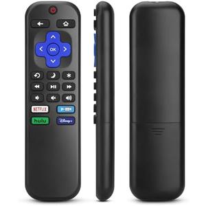 Replacement for Roku-TV-Remote-Control Compatible for TCL Roku/Hisense Roku/Onn Roku Smart TVs(Not for Stick and Box)