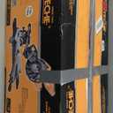 Hoteche 8-1/4-Inch Miter Saw 12.5A Sliding Compound Single Bevel Chop Saw with Laser and Blade for Wood and Metal Working
