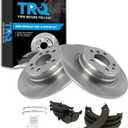 1. TRQ Rear Posi Metallic Brake Pad Kit Set for BMW M3 Z4 325 540 735 Series BFA73657 2.  Parking Brake Shoe Set for 530i 1994-1995,for 540i 1994-1995 BFA17065 3. TRQ Rear Brake Pad