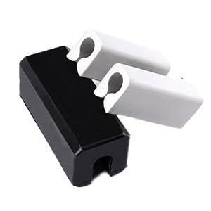 Wedge Transom Saver Trailering Support with Steering Cylinders Stabilizer Stop Clips for Boat Outboard Motors Fits Single Ram Trim and Tilt System Trailer Rubber Black