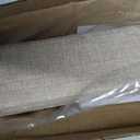 LazBlinds No Drill TDBU Roman Shades, Blackout - Beige, 34" W x 72" H