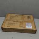 SunnyPoint 3-Tier Rolling Utility Cart  Metal Storage Organizer with Wheels, Mobile Kitchen Cart, Office & Home Organizer, White, 12" D x 16.92" W x 31.1" H