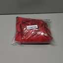 MATIRUG Christmas Tablecloth Rectangle 52x70 Inch,Waterproof Wrinkle Free Red Snowflake Jacquard Fabric Table Cloth for Xmas Winter Holiday New Year