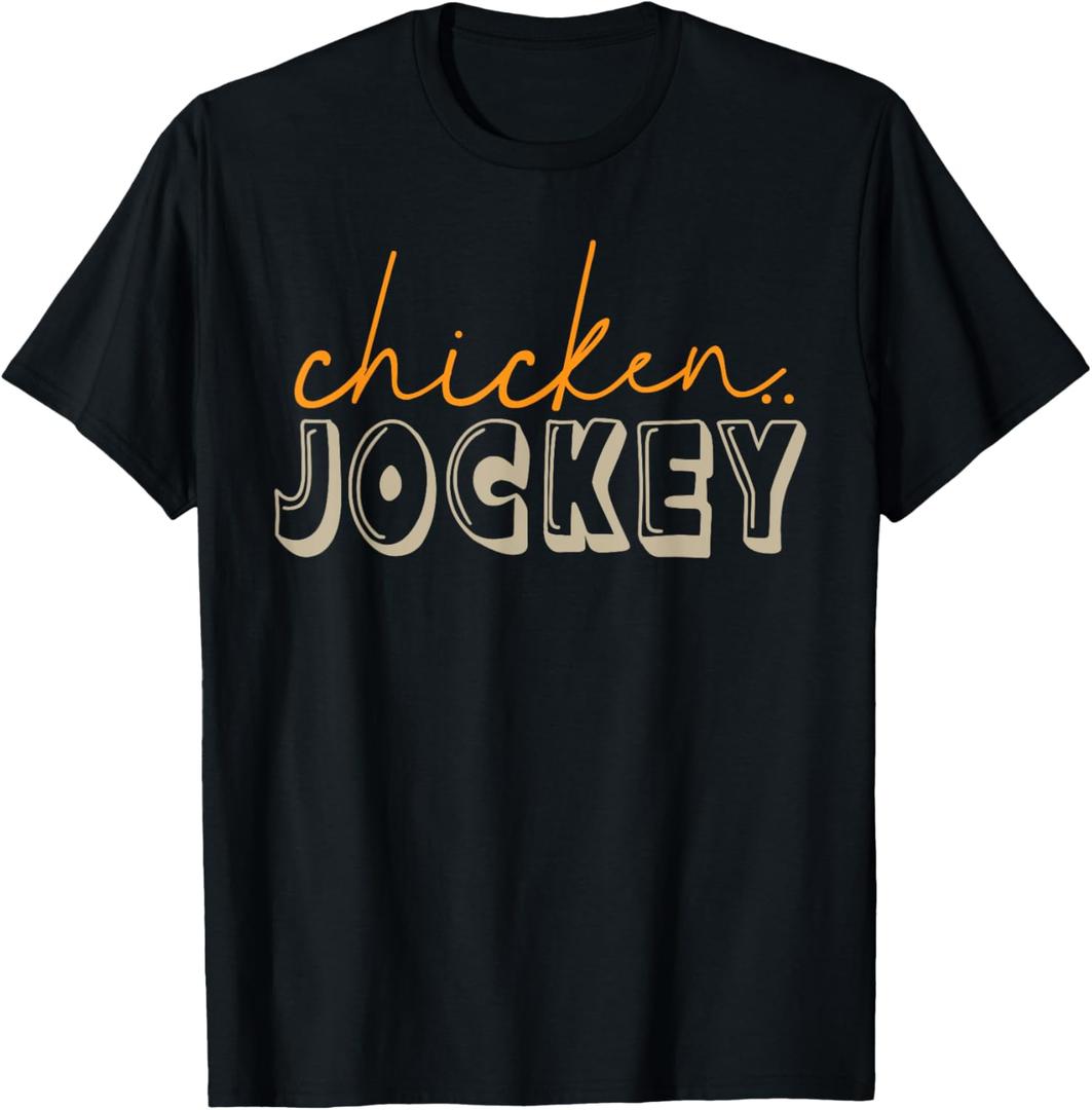 Chicken Jockey Shirt Pixel Art Gamer Zombie Boys Kids T-Shirt, Large 