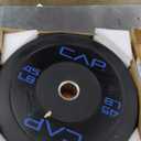 CAP Barbell Elite Olympic Bumper Plate, Black, 45 lb Single