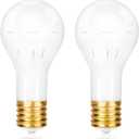 GEPLAD 2-Pack Mogul Base 3-Way LED Light Bulbs, 10/20/30W (100/200/300W Equivalent), E39 Socket, Daylight 5000K - Bright Lighting for Antique Floor Lamps, Craft Rooms & Workshops