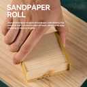 CowboyBOB Self Adhesive Stickyback PSA Sandpaper 400-Grit Sandpaper Roll 2-3/4in x 20 Yards Aluminum Oxide Longboard Sand Paper Sanding Sheet